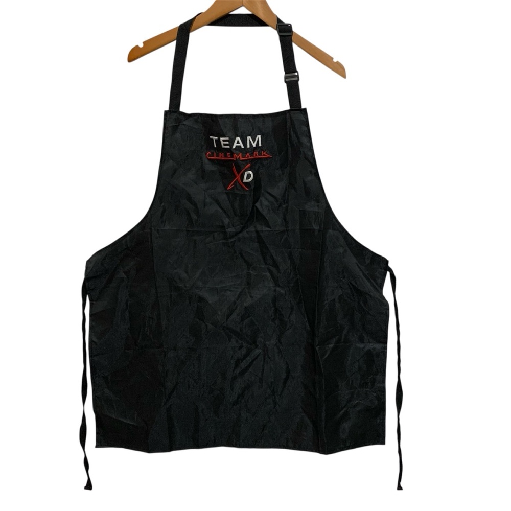 Cinemark XD Team Black Apron Cinema Movies Employee Workwear One Size Unisex
